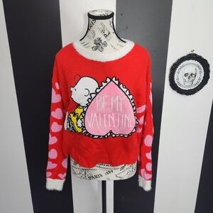 Peanuts Red and Pink Valentine's Sweater